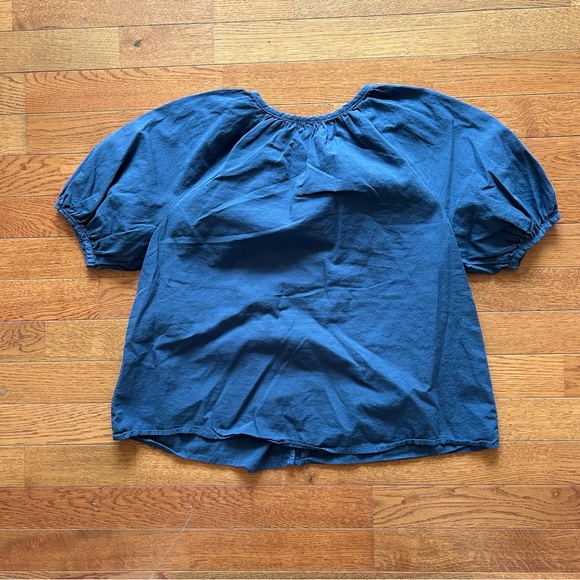 Universal Thread Blue Button Down Top - Picture 2 of 3